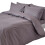 Homescapes (Double, Dark Grey) Duvet Cover with Pillowcase 200 Thread count 1