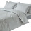 Homescapes (Single, Silver) Duvet Cover with Pillowcase 200 Thread count 1