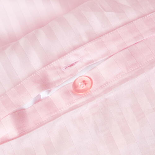 Homescapes (King, Pink) Duvet Cover with Pillowcase 330 Thread count 2