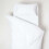 Homescapes (White) Cotton Cot Bed Duvet Cover with Pillowcase 200 Thread Count 1