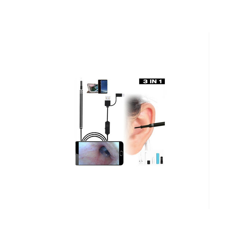 Digital Led Otoscope Ear Camera Scope Earwax Removal Kit Ear