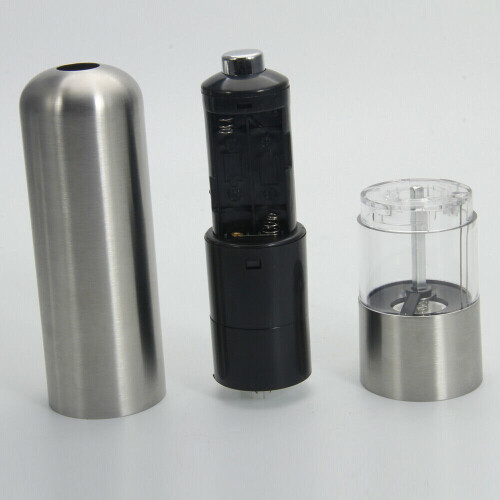 1pc Electric Salt Pepper Grinder Shaker Mills Adjustable Coarseness 2