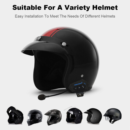 Motorcycle Helmet Bluetooth Headset Earphone With Handsfree Music Call 2