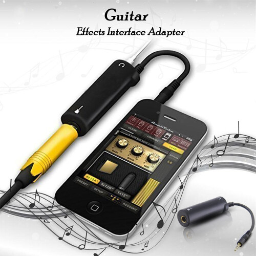 Guitar Effects Interface Converter with 3.55mm Stereo Jack for iPhone