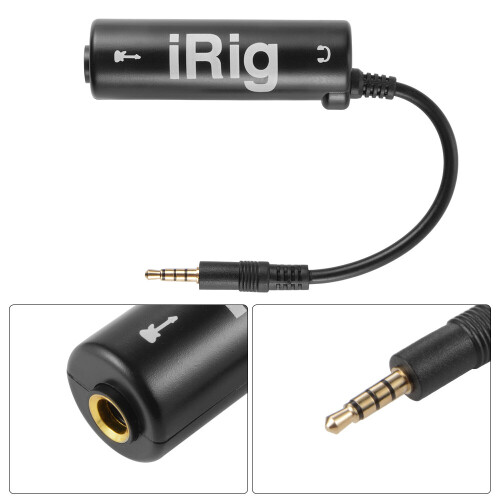 Guitar Effects Interface Converter with 3.55mm Stereo Jack for iPhone 2