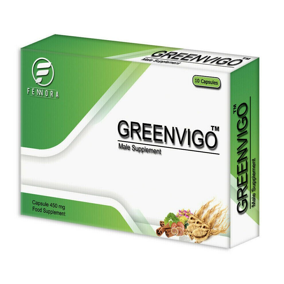 10 x GreenVigo Pills Ultra Strong Male Virility Sexual Performance.