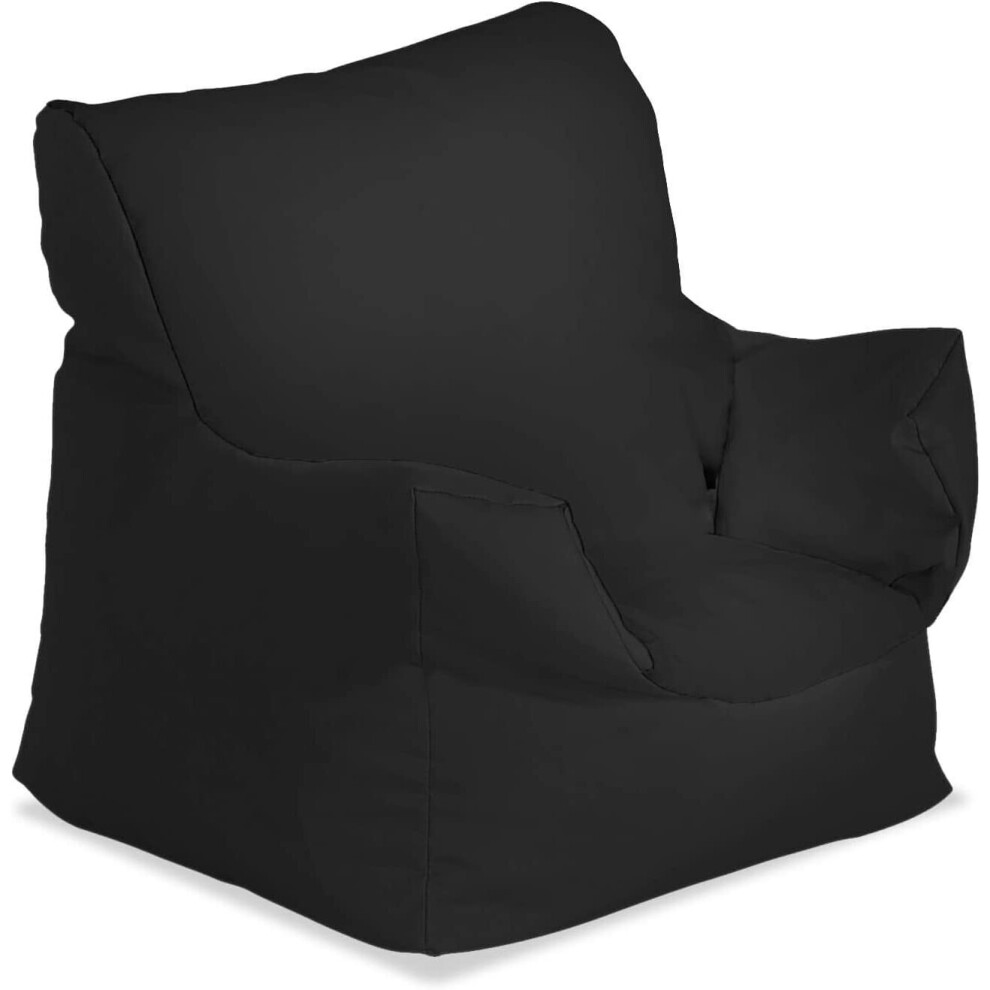 (Black) Baby Chair Water Resistant Bean Bag