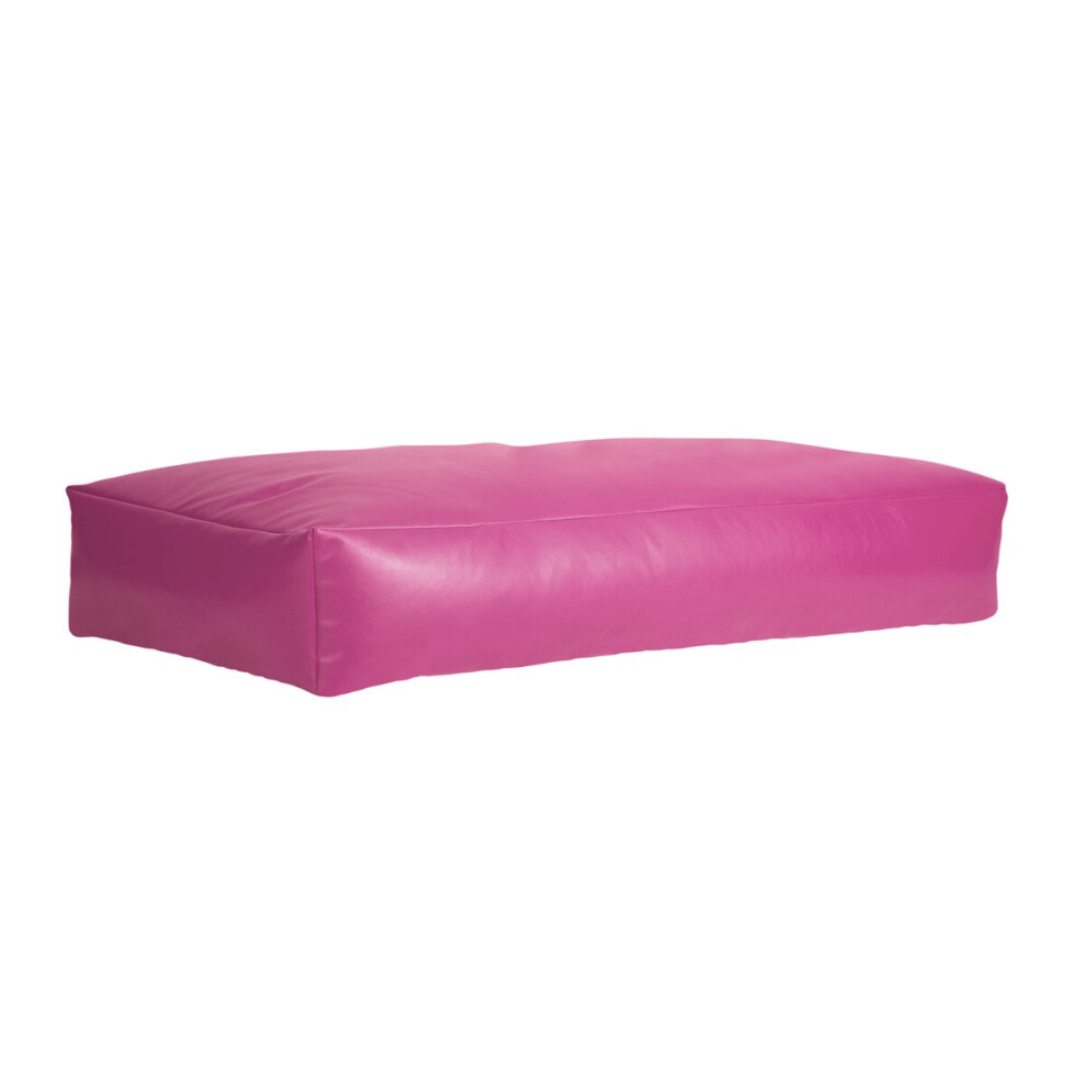 (Pink) Bonkers PU Leather Large Chill Bean Bag