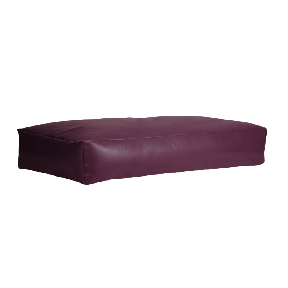 (Purple) Bonkers PU Leather Large Chill Bean Bag