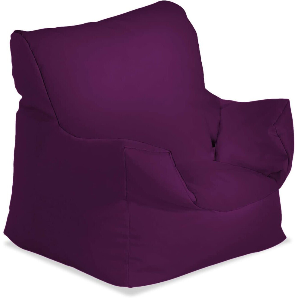 (Purple) Baby Chair Water Resistant Bean Bag