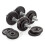 York Fitness York 20kg Cast Iron Dumbbell Set Adjustable Spinlock Home Weight Lifting 1