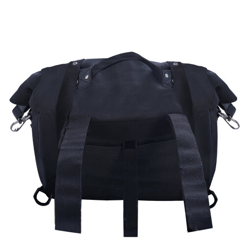Oxford Heritage Motorcycle Roll Bag Black 30L 1