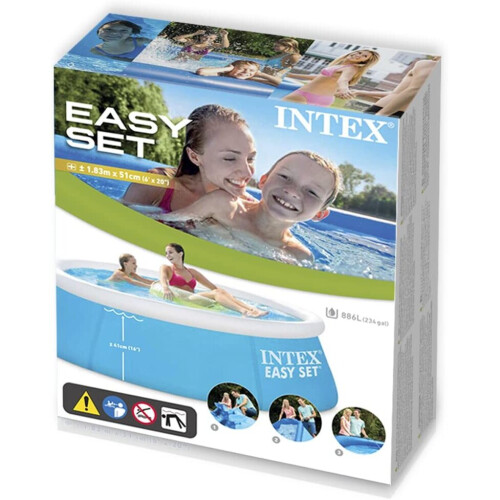 Intex Intex 6ft x 20in Easy Set Swimming Pool #28101 2