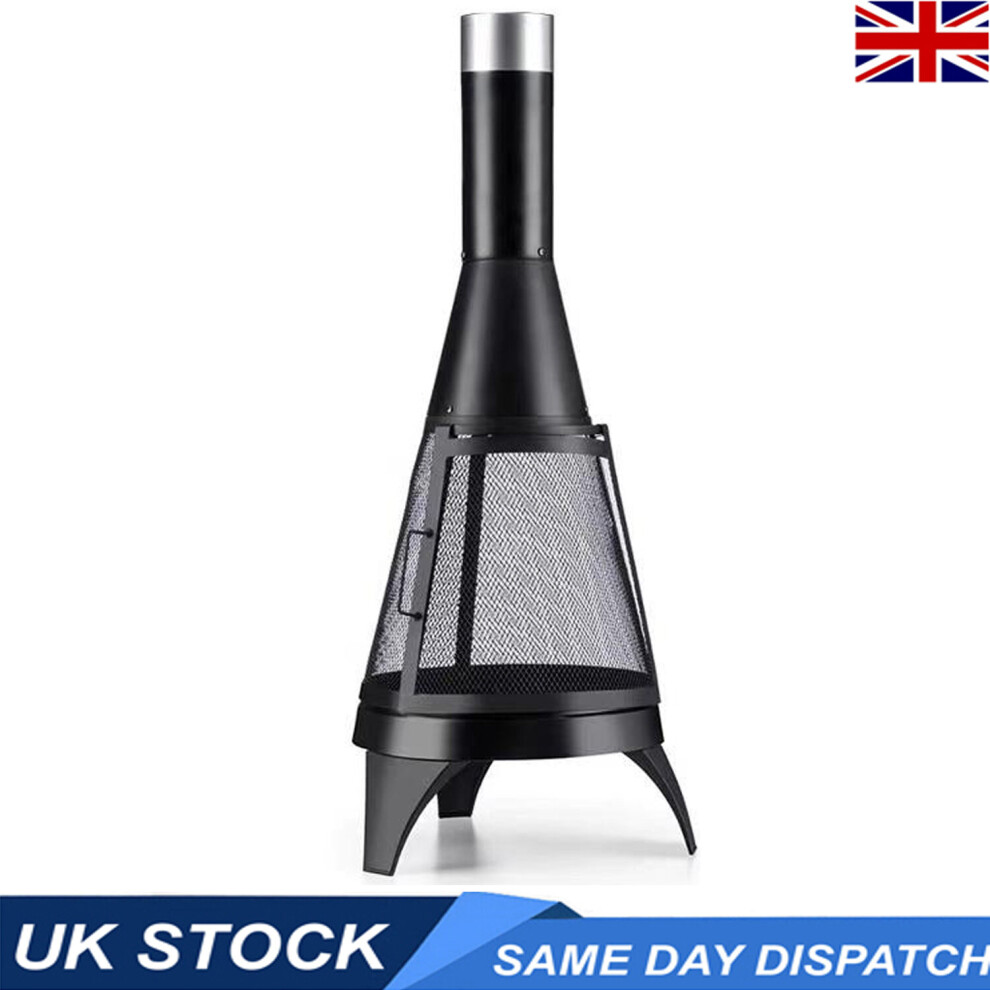 Fire Pit Chiminea Brazier Outdoor Garden Stove Rocket