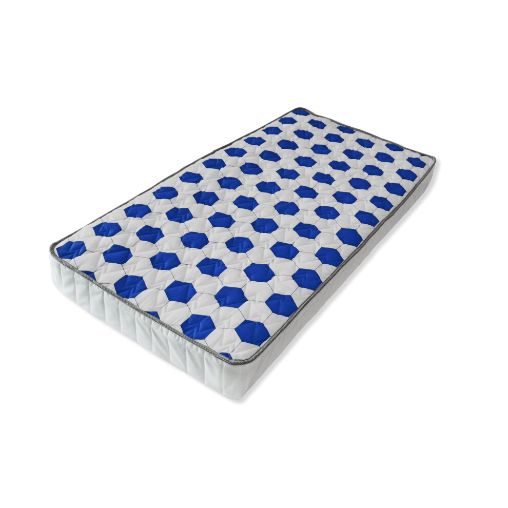 (Soccer Blue, Single) Soccer Value Children's Spring Mattress