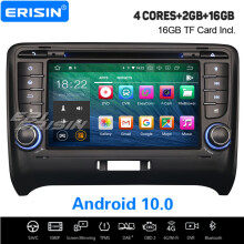 ES5179A Android 10 Car Stereo for Audi TT MK2 - 7-inch Quad-Core, 2GB RAM, 16GB ROM, DAB+, GPS, Bluetooth, WiFi, DVR, TPMS, OBD2, CarPlay-ready