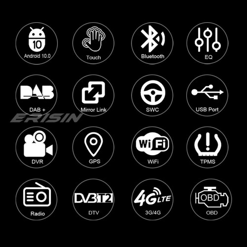 Android 10.0 DAB+ Sat Nav WiFi CarPlay Bluetooth OBD2 CD Car Stereo AUDI A4 S4 RS4 RNS-E SEAT EXEO 2