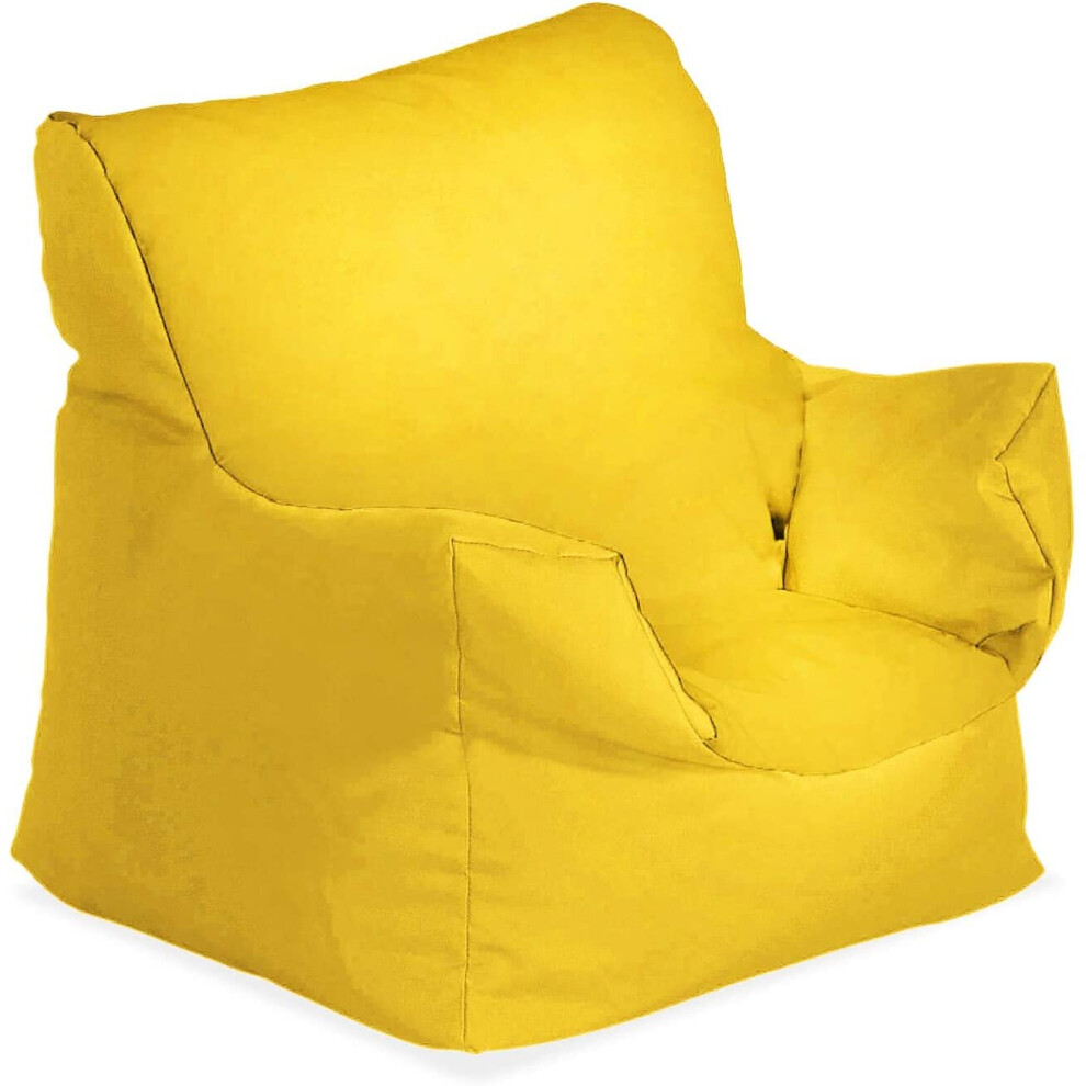 (Yellow) Baby Chair Water Resistant Bean Bag