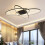Living And Home (Dimmable) Modern Oval LED Ceiling Light Chandelier Lamp for Living Dining Room 2