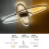 Living And Home (Dimmable) Modern Oval LED Ceiling Light Chandelier Lamp for Living Dining Room 3