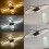 Living And Home (Dimmable) Modern Oval LED Ceiling Light Chandelier Lamp for Living Dining Room 4