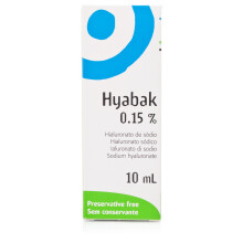 Hyabak befeuchtende Augentropfen 10 ml