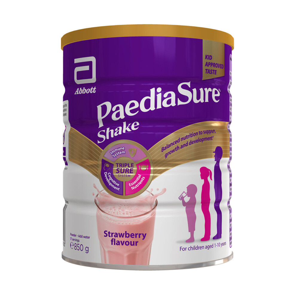 Paediasure Shake Powder Strawberry Flavour 850g