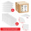 (White) ASAB 5 Tier Corner Floating Hanging Wall Shelves 8