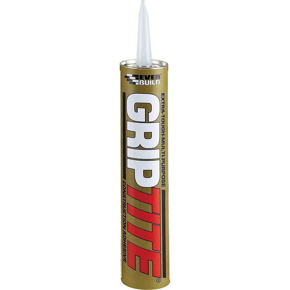 Everbuild Griptite Multi-Purpose Adhesive, Buff Green, 310 Ml