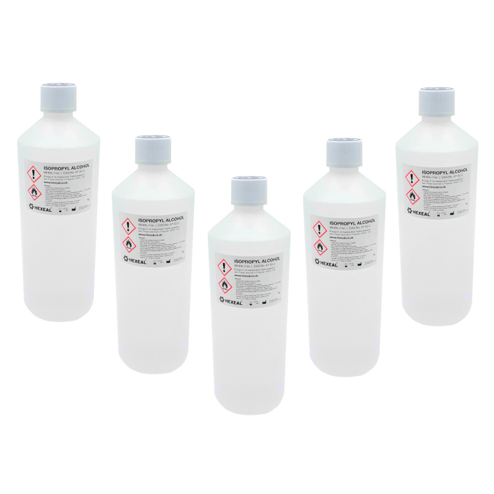 IPA 99.9% | 5 LITRE | Lab Grade | Isopropyl Alcohol/Isopropanol | 5L