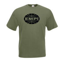 (Olive, 2XL) Empi Campervan Graphic High Quality T-Shirt, Tee, Men's, Unisex