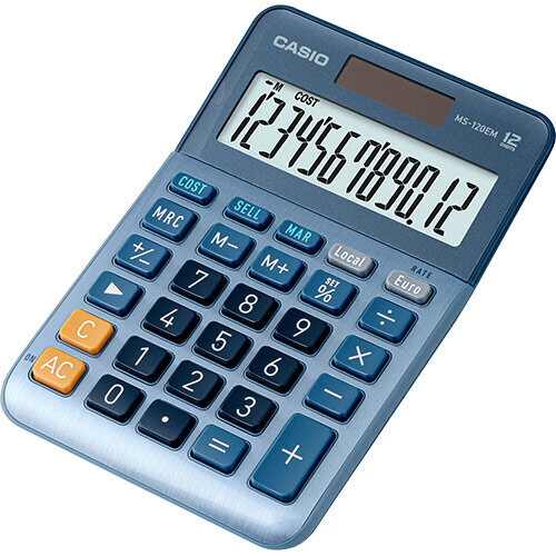 Casio Casio MS-120EM calculator Desktop Display Blue