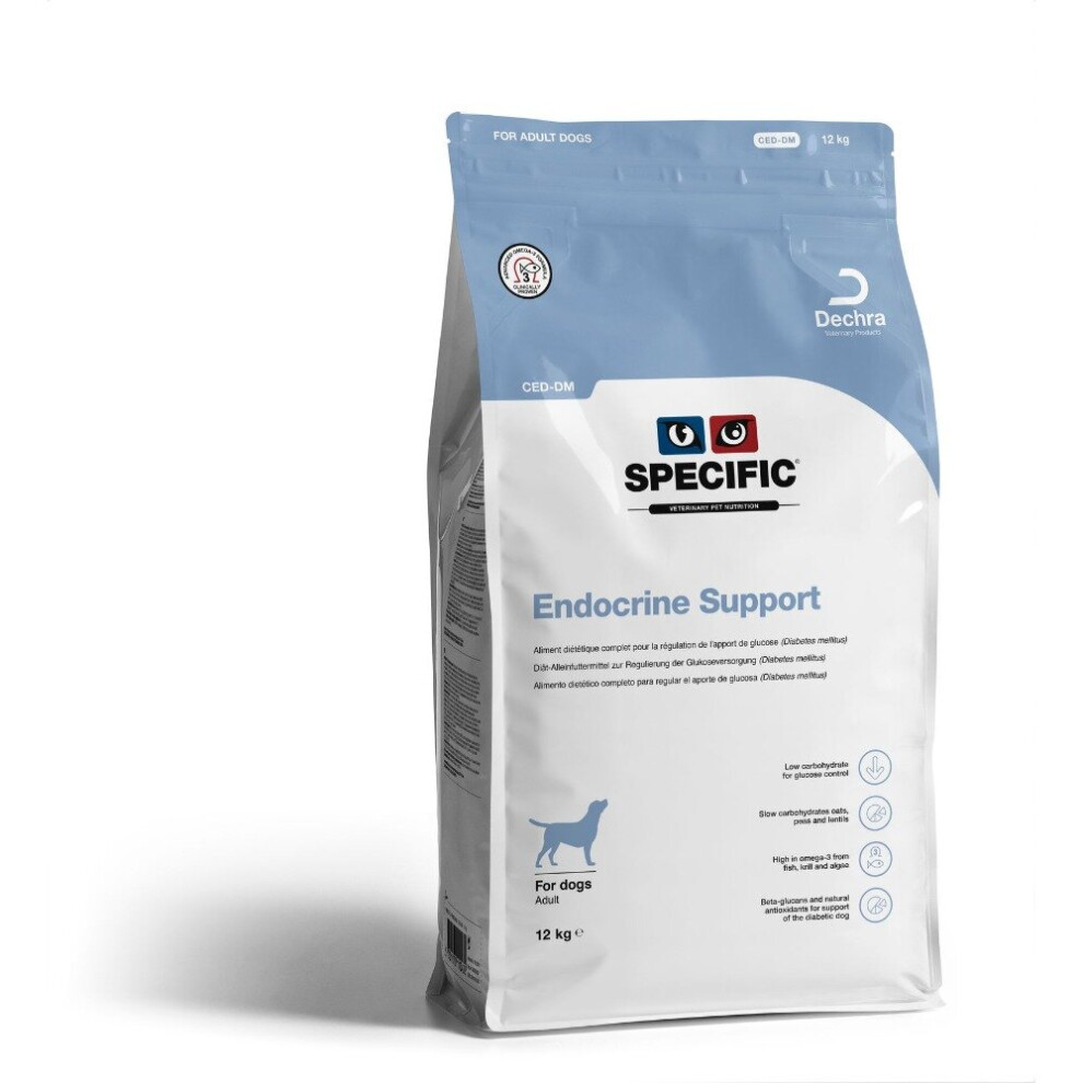 (12kg) Dechra Specific CED-DM Dog Food Endocrine Support