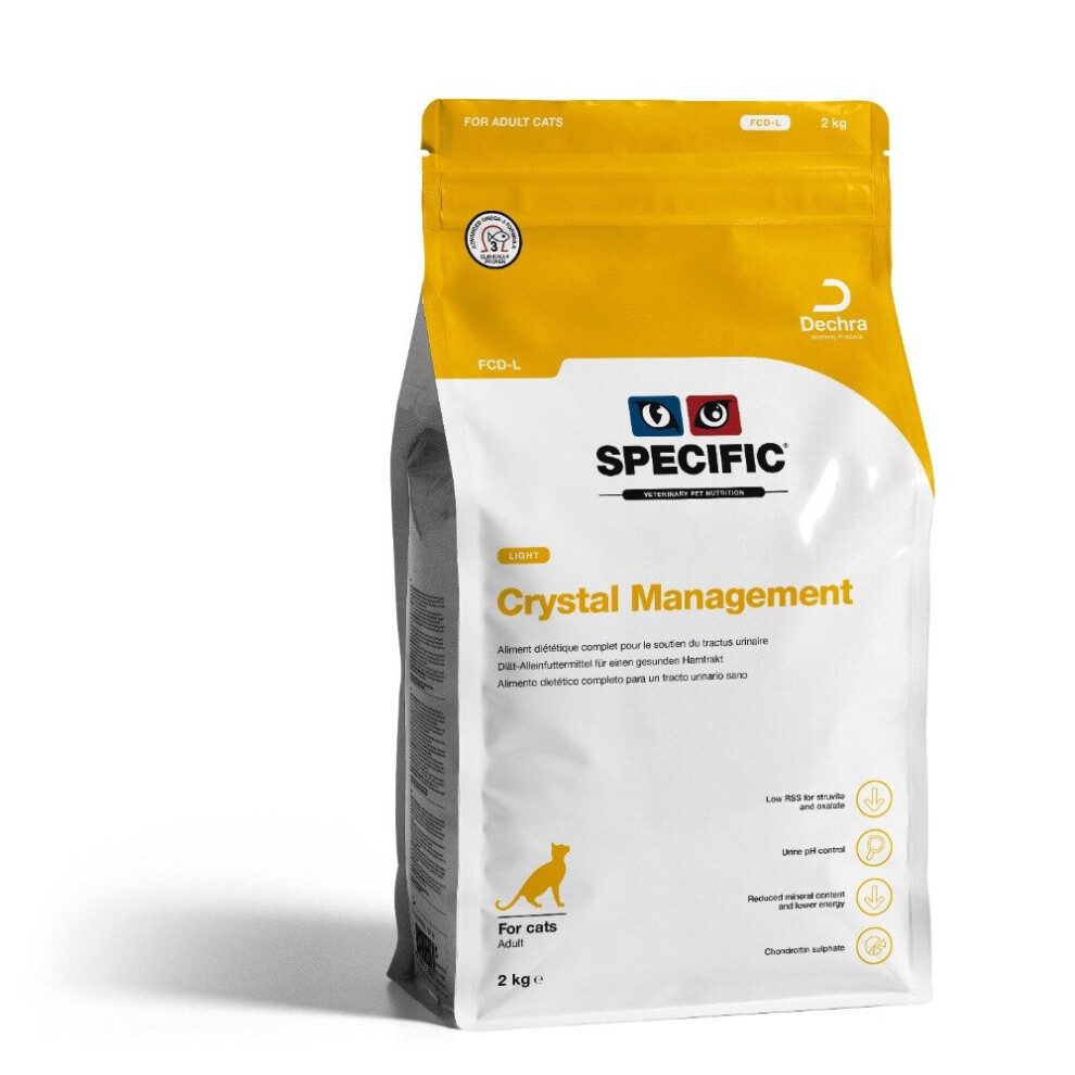 Dechra (2Kg) Specific Fcd-L Crystal Management Light Cat Food