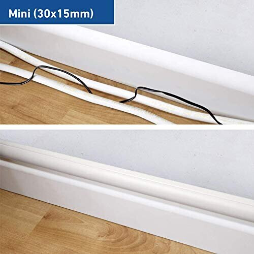LIKE-NEW D-Line 3015KIT001 4-Meter Mini Trunking Multipack, Self-Adhes 1