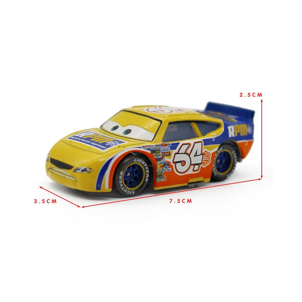 (Racer 64) Disney Pixar Cars Children'S Toys Mini Alloy Model