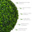 Gymax 2 PCS 40cm Artificial Topiary Ball Realistic Round for Wedding Party 4