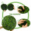 Gymax 2 PCS 40cm Artificial Topiary Ball Realistic Round for Wedding Party 7