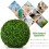 Gymax 2 PCS 40cm Artificial Topiary Ball Realistic Round for Wedding Party 2