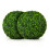 Gymax 2 PCS 40cm Artificial Topiary Ball Realistic Round for Wedding Party 1