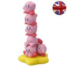 6pcs/1set Star Kirby 's Dream Land Cute Cartoon Action Figure Kids Toy Doll Gift
