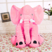 (Pink) 24"Large Plush Stuffed Elephant Animal Toy Gift