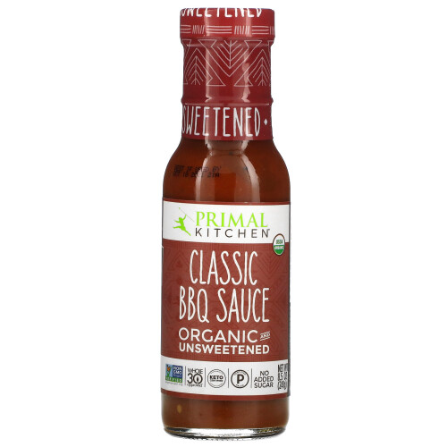 Primal Kitchen, Sauce BBQ Classique, Non Sucrée, 8,5 oz (241 g)