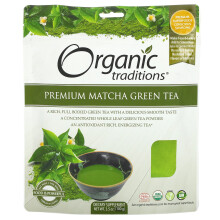 Organic Traditions, Thé Matcha Premium, 3,5 oz (100 g)