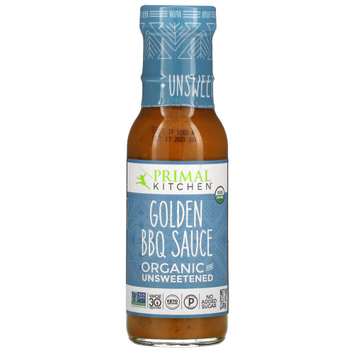 Primal Kitchen, Sauce BBQ Dorée, Non Sucrée, 8,5 oz (241 g)