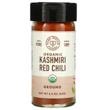 Pure Indian Foods, Bio-Kaschmir-Rot-Chili, Gemahlen, 2,1 Unzen (59 g)