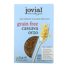 Jovial, Bio-Getreidefreie Nudeln, Cassava-Orzo, 8 Unzen (227 g)
