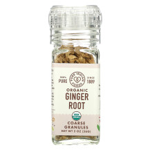 Pure Indian Foods, 100% Pure, Organic Ginger Root, Coarse Granules, 2 oz (56 g)