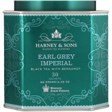 Harney & Sons, Earl Grey Impérial, Thé Noir à la Bergamote, 30 Sachets, 2,67 oz (75 g)