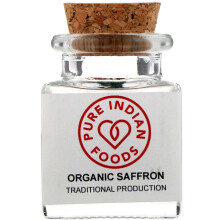 Pure Indian Foods, Bio-Safran, 1 g